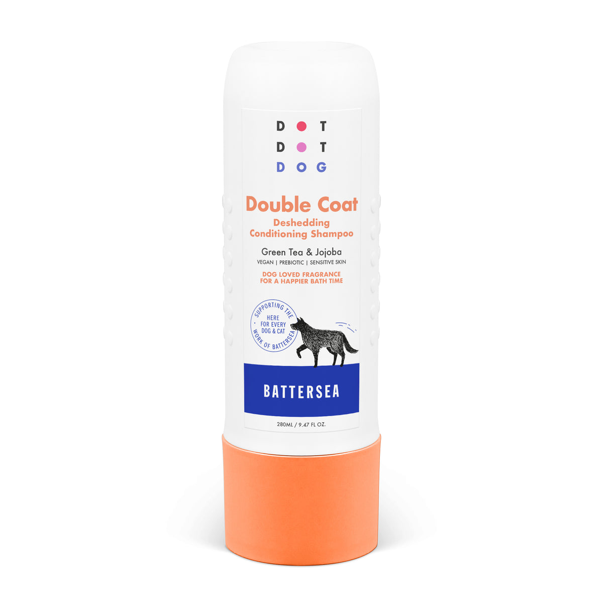Battersea Deshedding for Double Coat Dog Shampoo