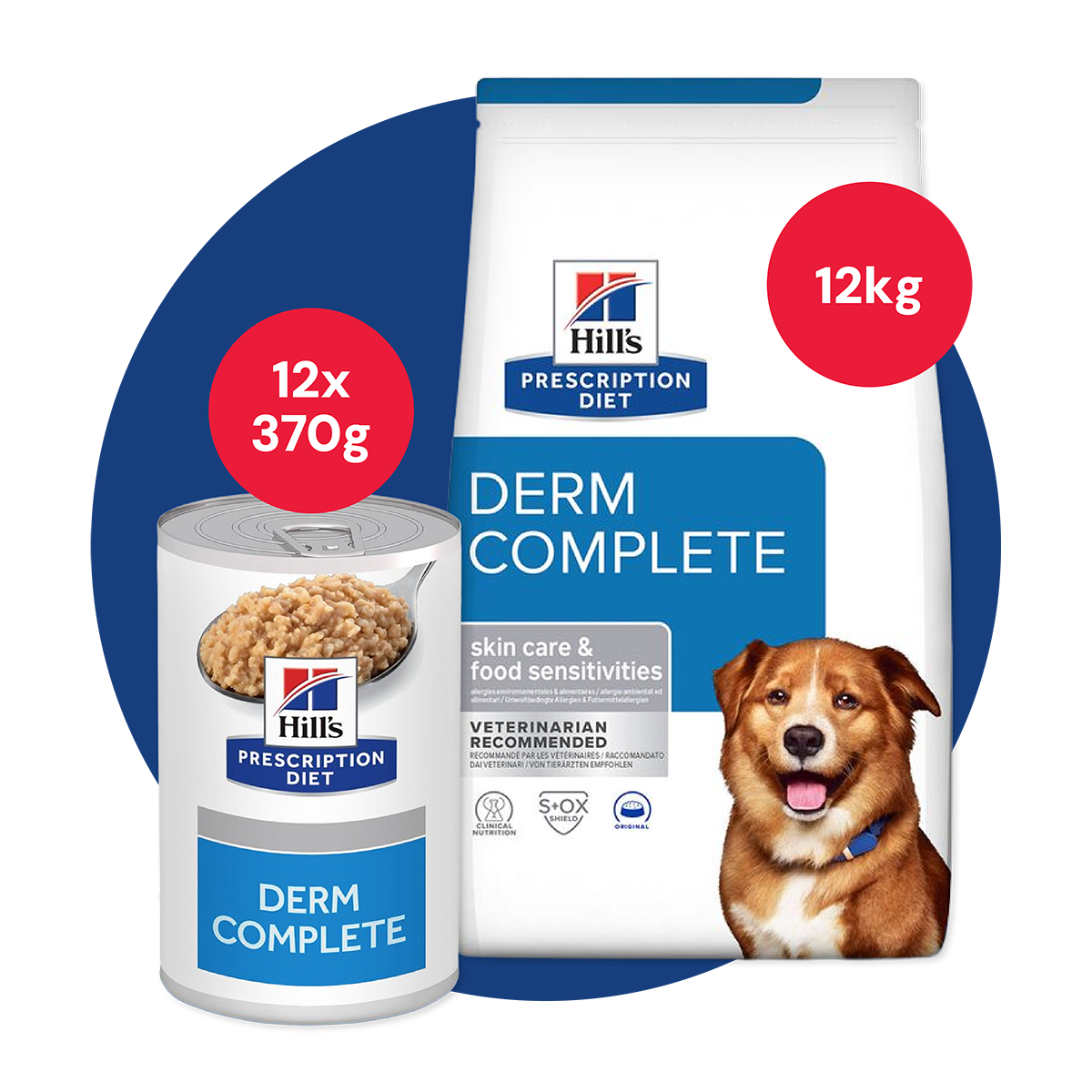 Hill's Prescription Diet Derm Complete Dog Bundle