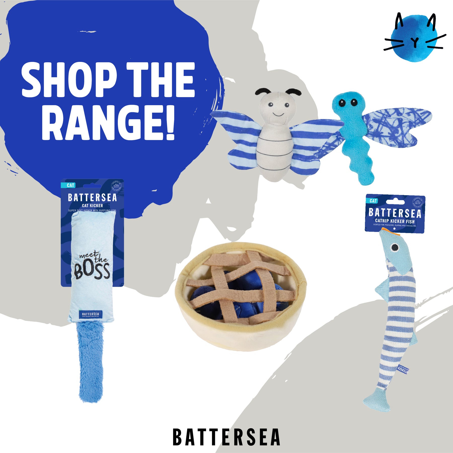 Battersea Bugs Snail Teaser Cat Toy