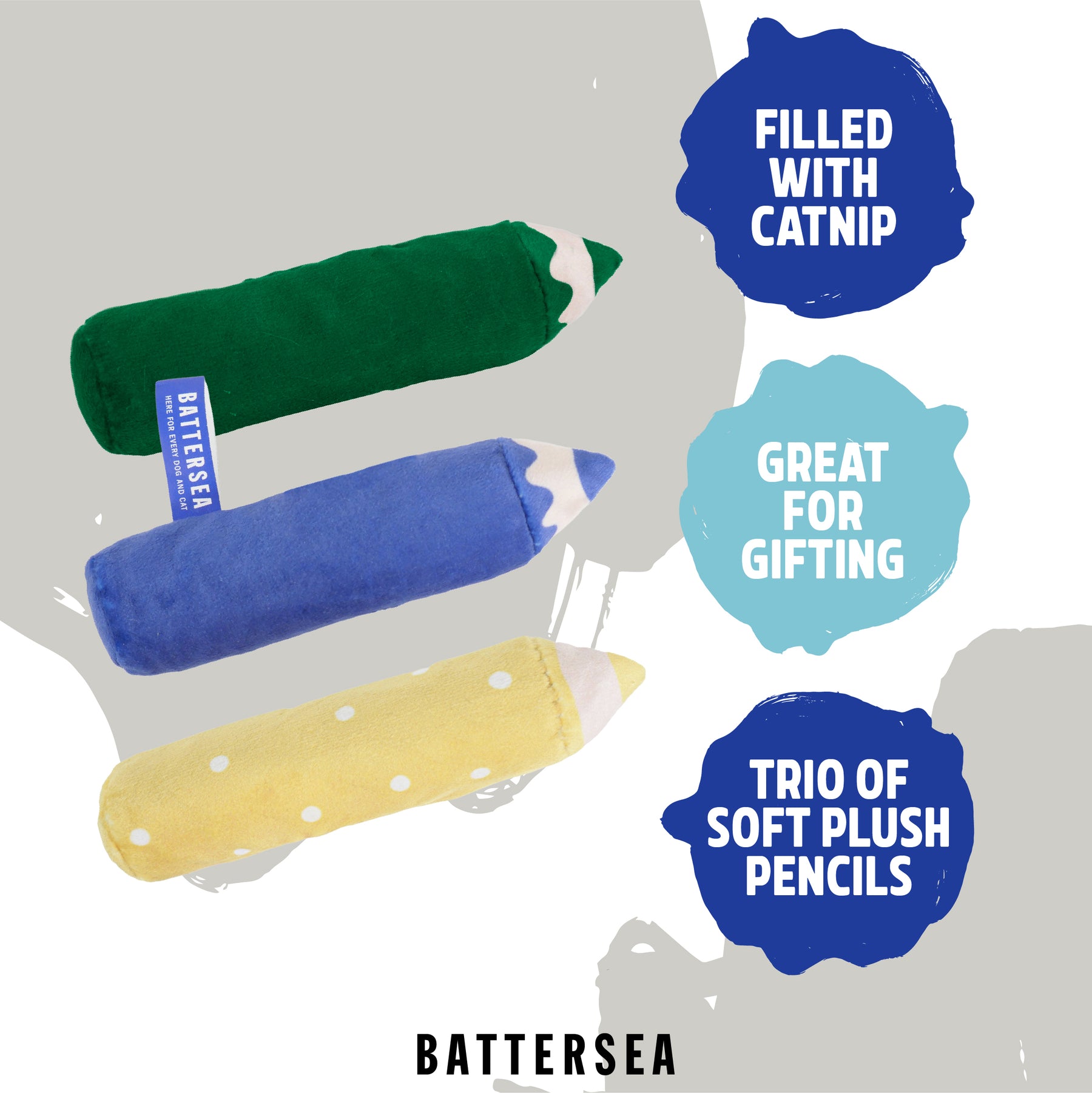 Battersea Catnip Pencils Cat Toy 3pc