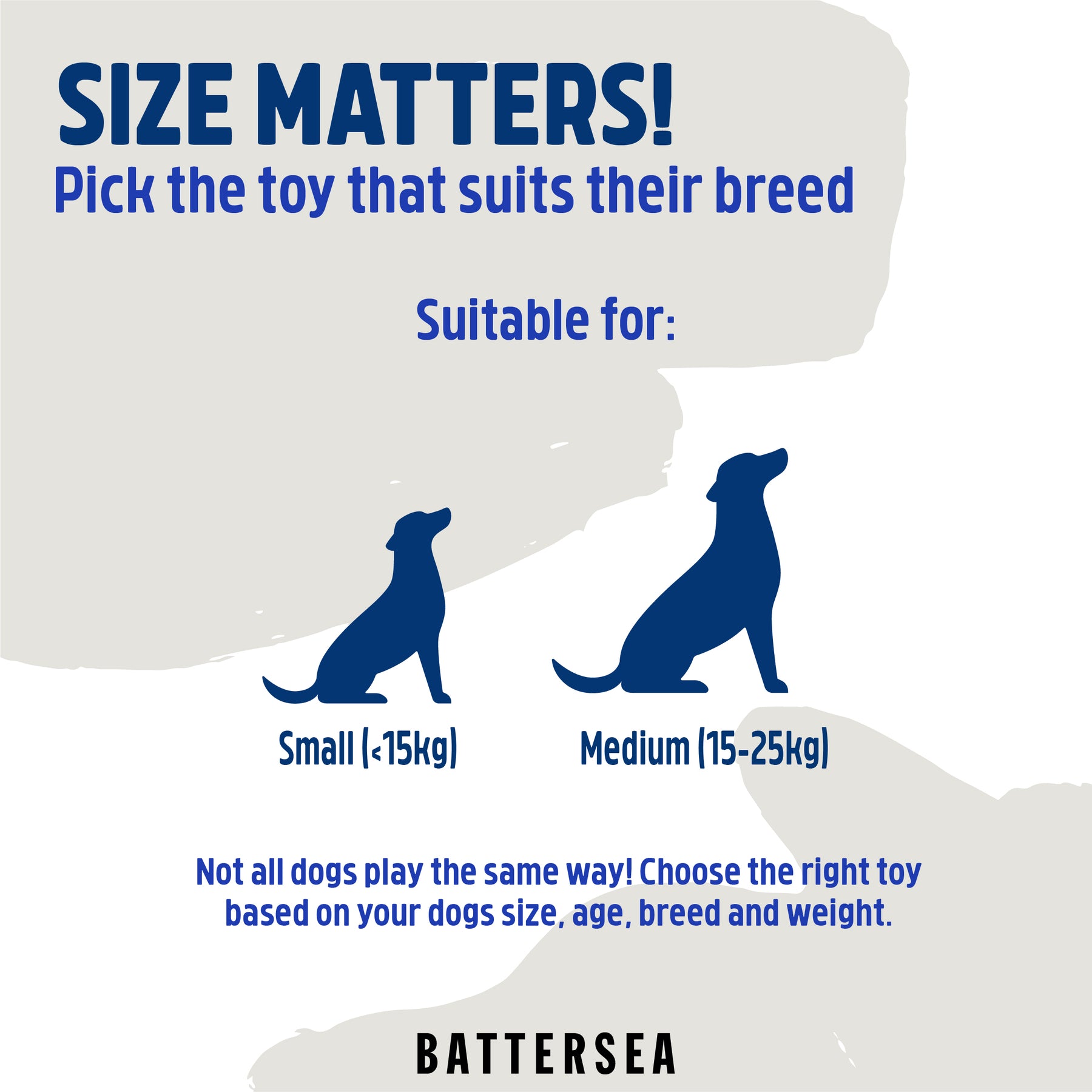 Battersea Rope & Rubber Triangle Dog Toy
