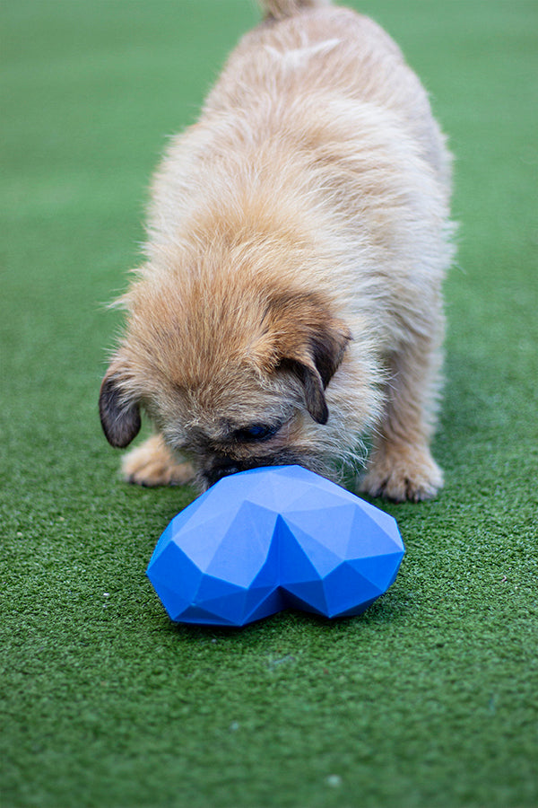 Battersea Rubber Heart Treat Dog Toy