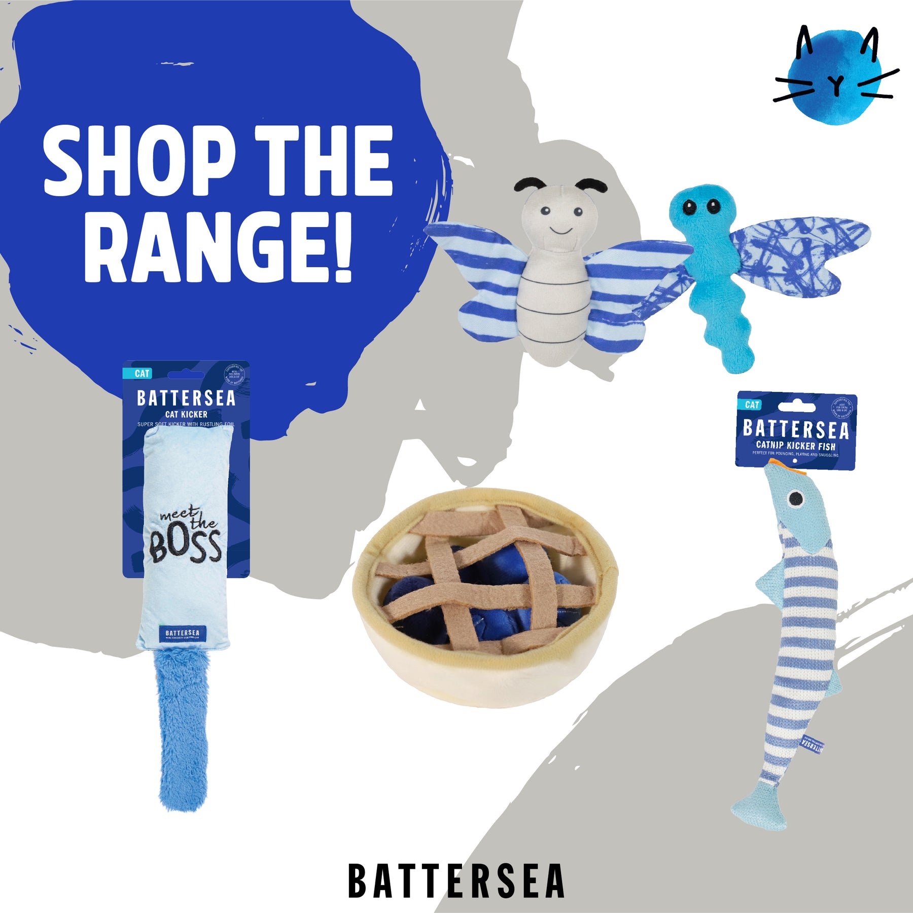 Battersea Peek-A-Boo Sack for Cats