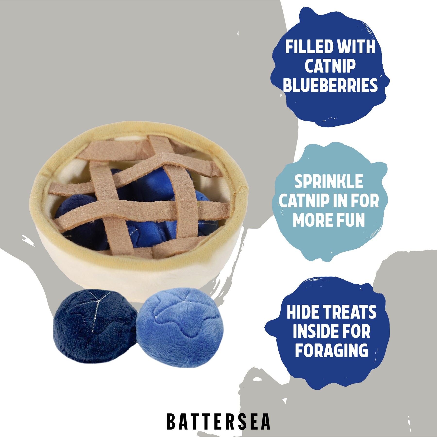 Battersea Blueberry Snuffle Pie Cat Toy