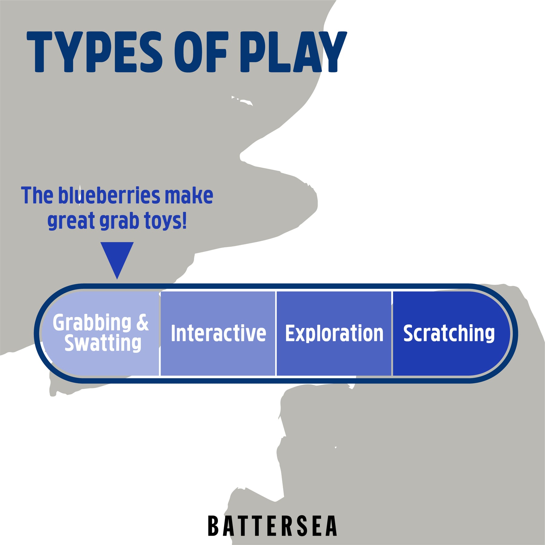 Battersea Blueberry Snuffle Pie Cat Toy