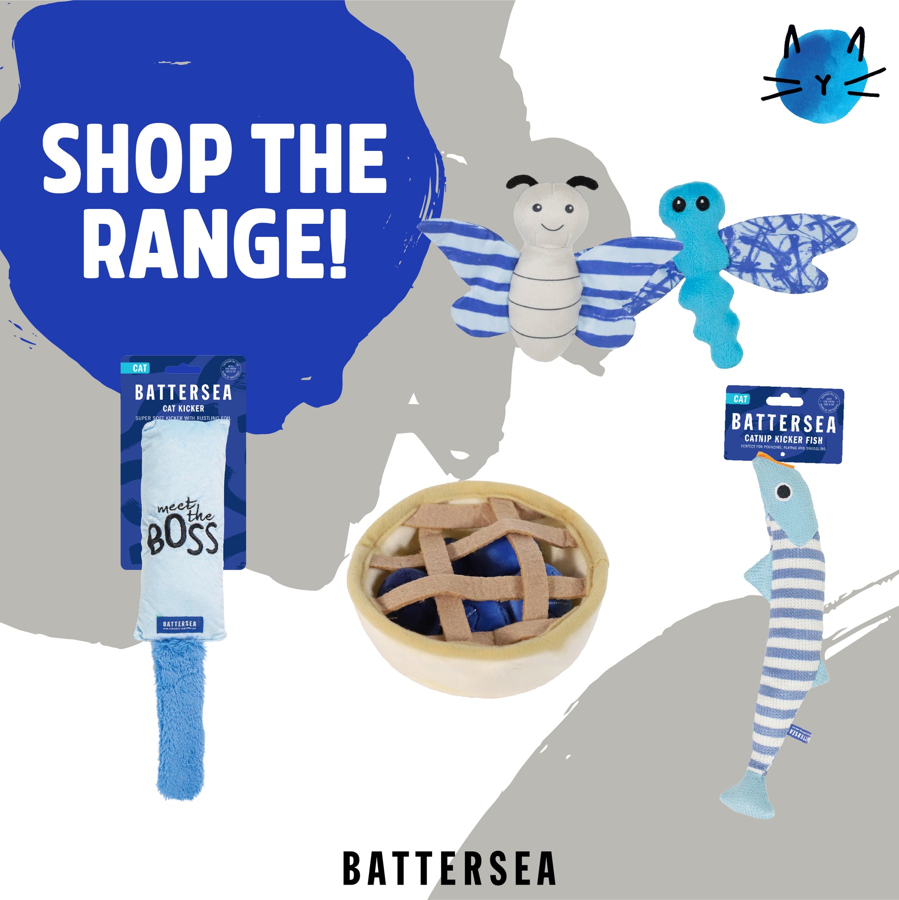 Battersea Blueberry Snuffle Pie Cat Toy