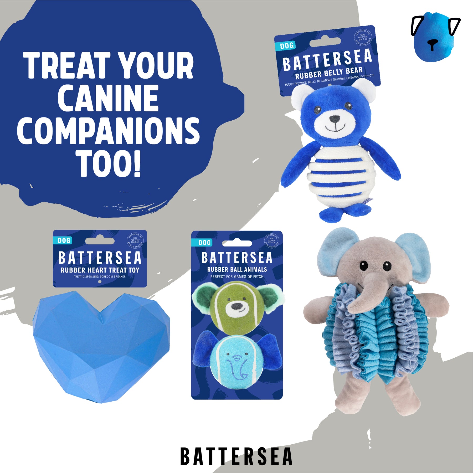 Battersea Blueberry Snuffle Pie Cat Toy