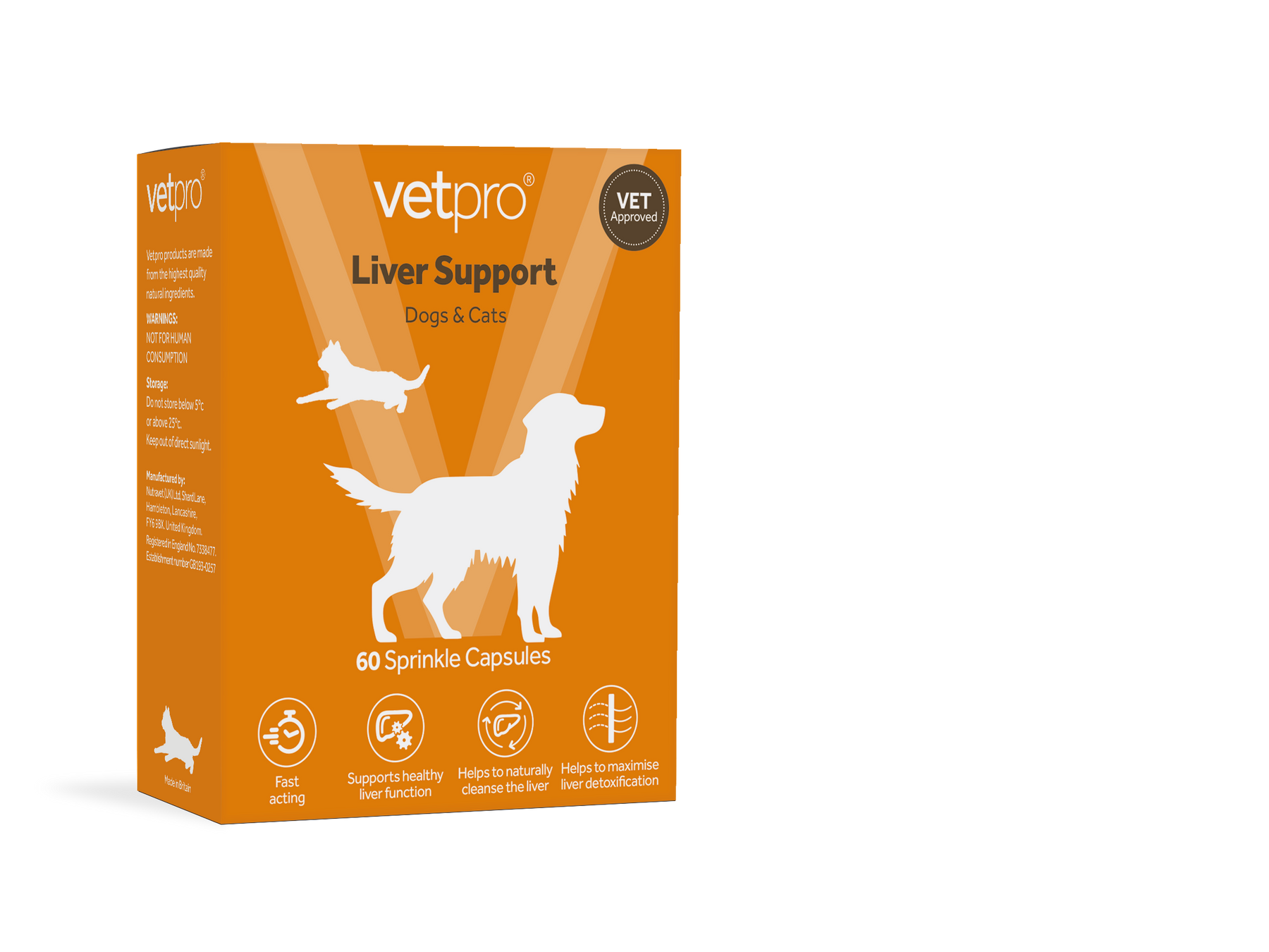 Vetpro Liver Support - 60 capsules
