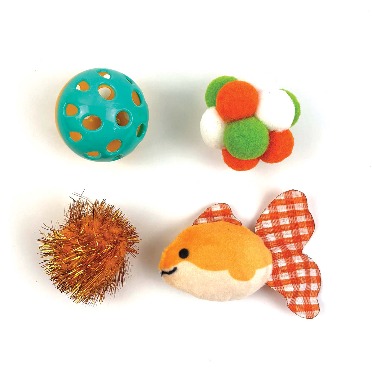 Tabby Patch Goldfish 4Pc Multipack