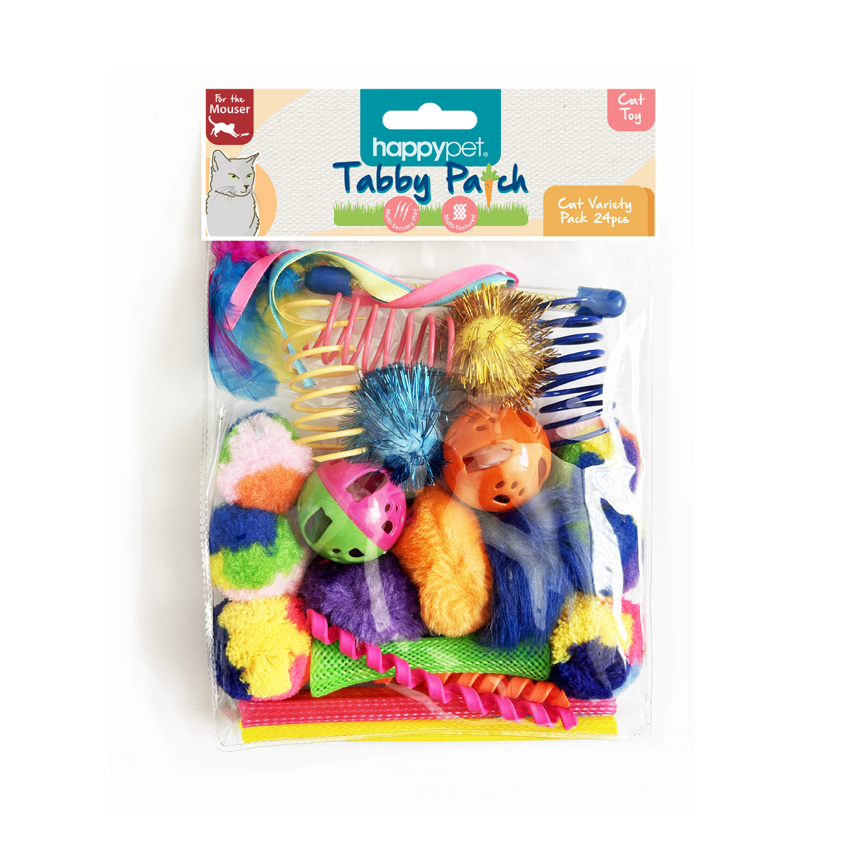 Tabby Patch Cat Variety Pack 24Pcs