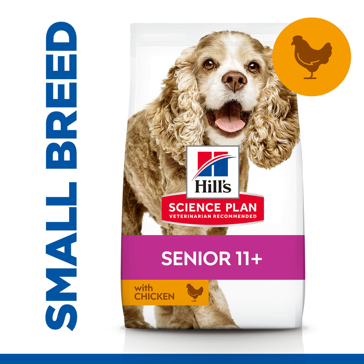 Hill's™ Science Plan Senior 11+ Small & Mini Dry Dog Food Chicken Flavour 1.5kg