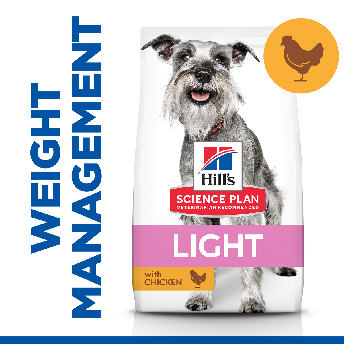 Hill's™ Science Plan Mature Adult 7+ Light Small & Mini Dry Dog Food Chicken Flavour 2.5kg
