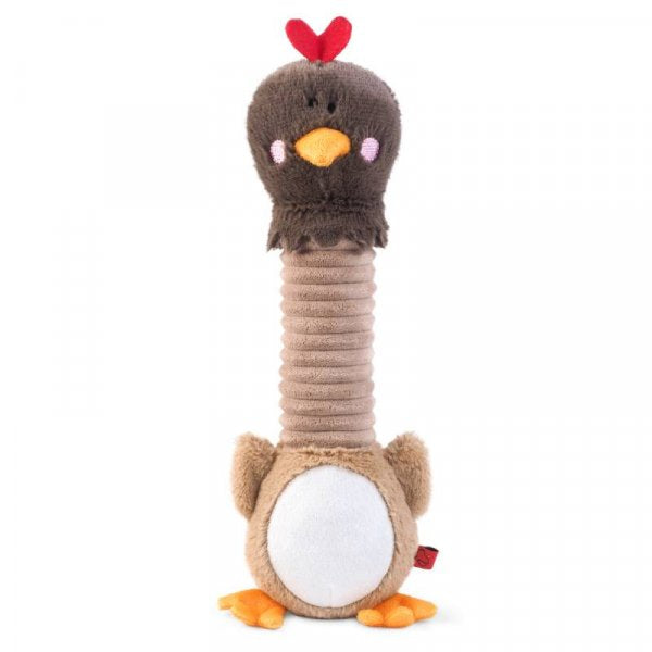 Zoon Necky Friends Hen Dog Toy