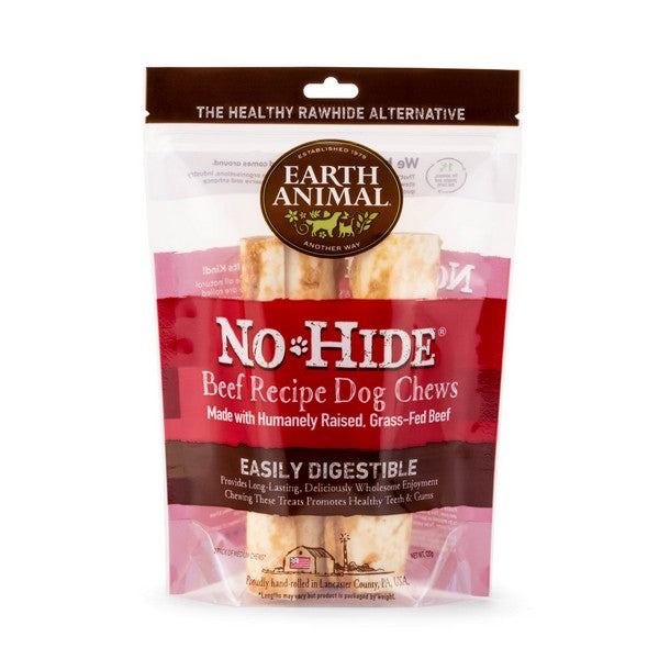 Earth Animal No Hide Beef Dog Chews (2 sizes)
