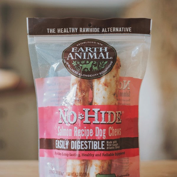 Earth Animal No Hide Salmon Dog Chews (2 sizes)