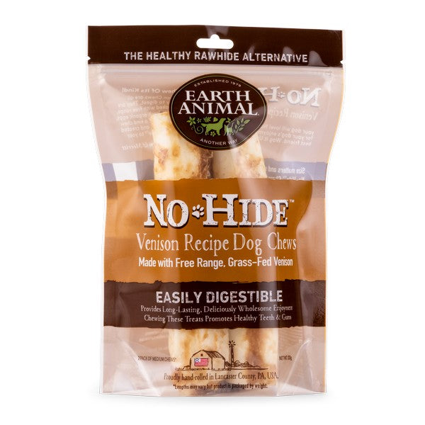 Earth Animal No Hide Venison Dog Chews Medium