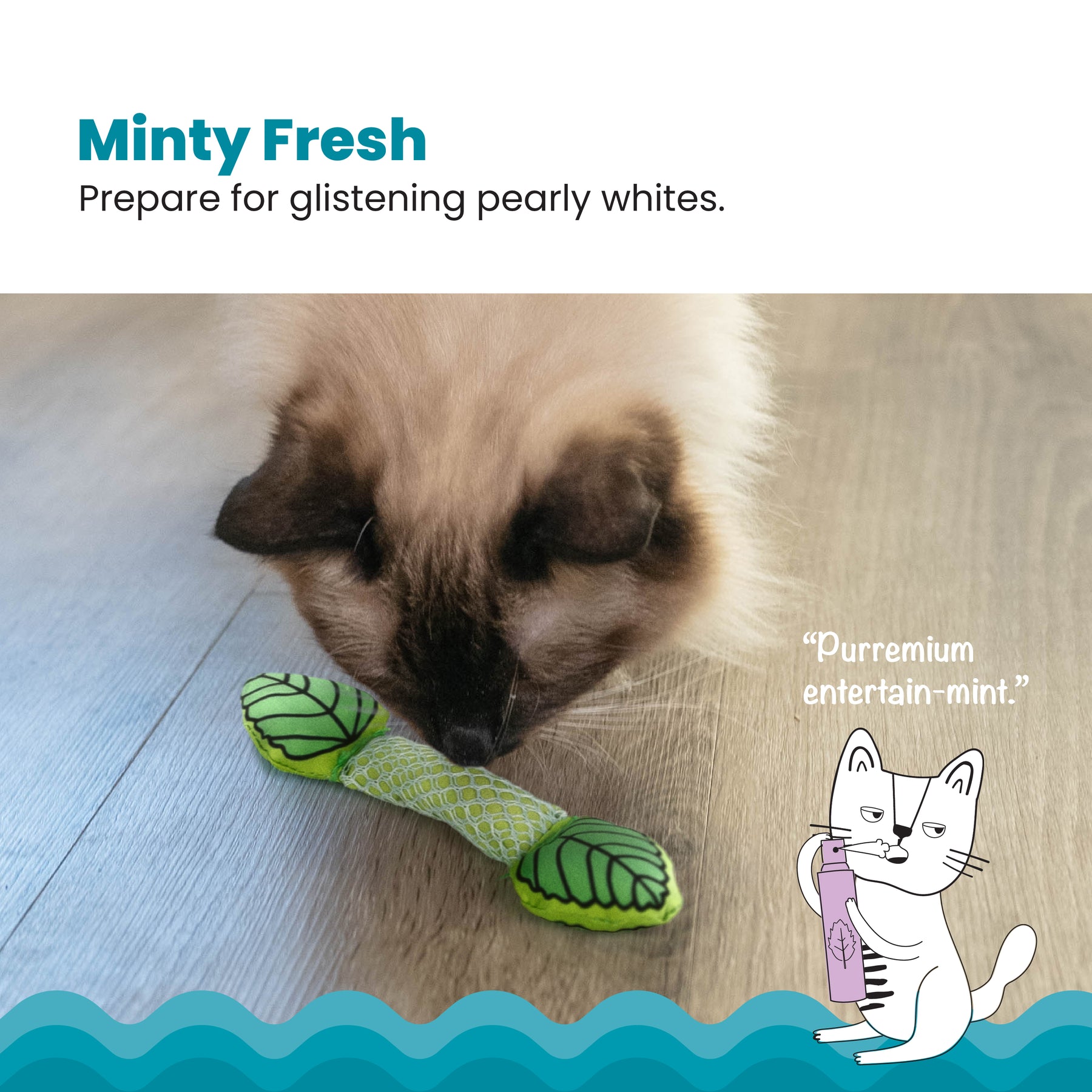 Nina Ottosson Catstages Fresh Breath Mint Stick Cat Toy
