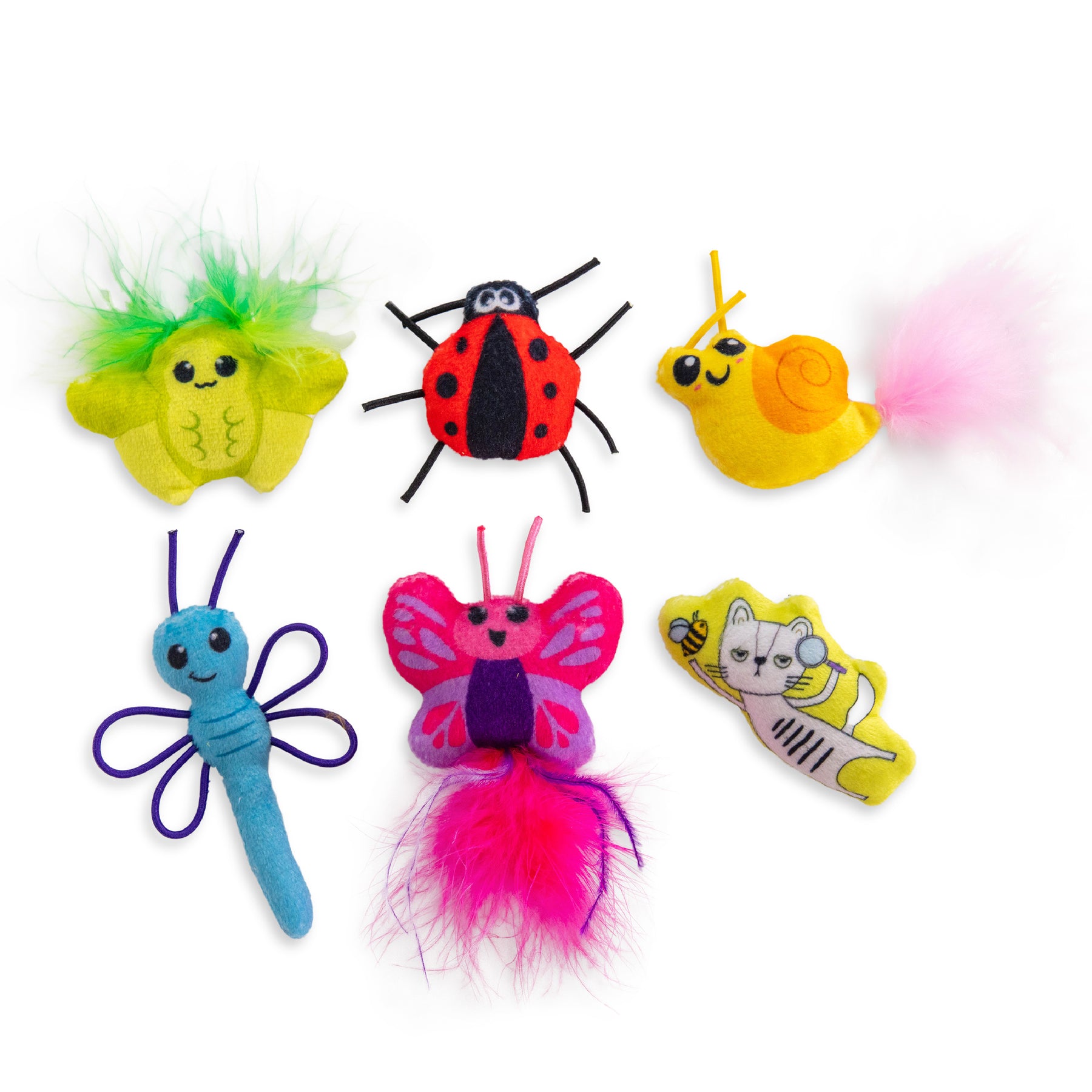 Nina Ottosson Catstages Cute as a Bug 6 pack Cat Toys