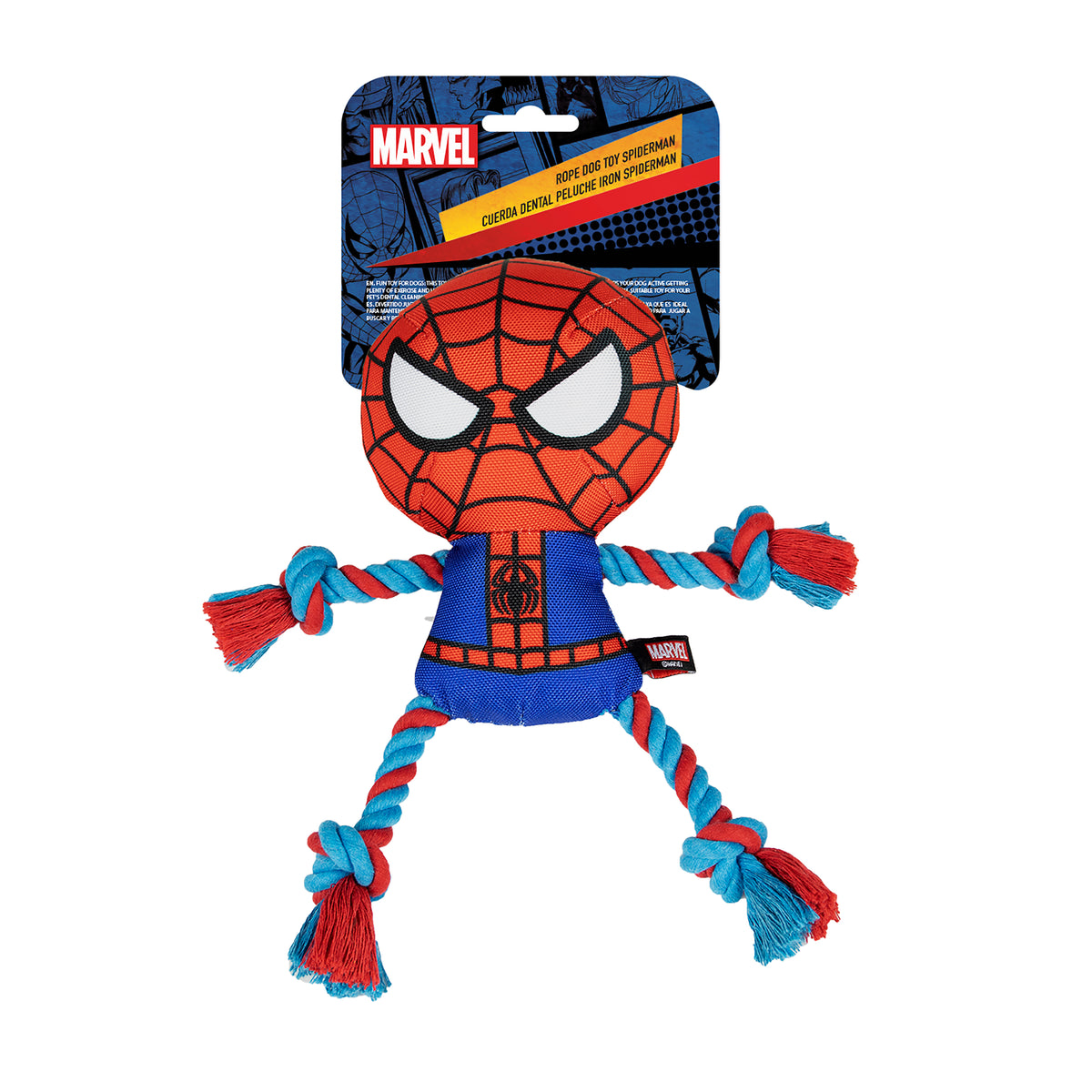 For Fan Pets Spiderman Rope Dog Toy