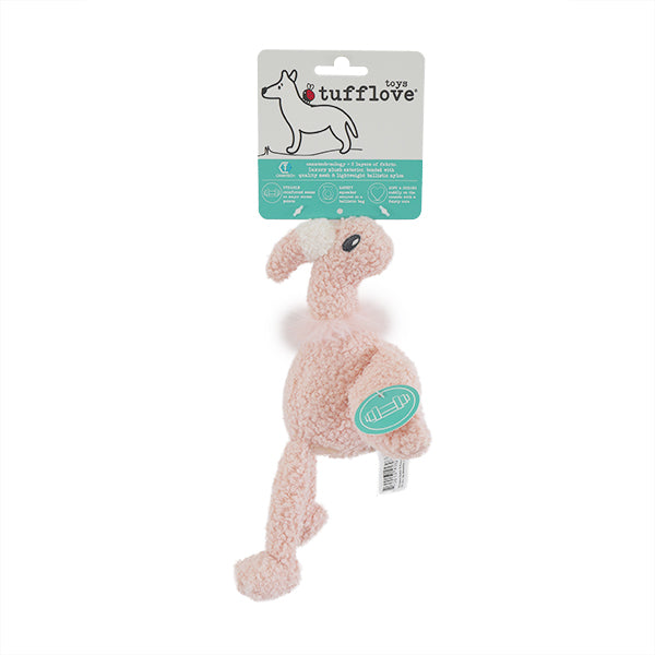 Tufflove Flamingo Dog Toy (2 sizes)