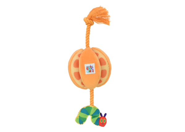Very Hungry Caterpillar Orange Rope Tug Dog Toy