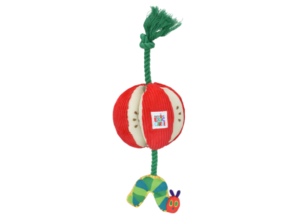 Very Hungry Caterpillar Apple Rope Tug Dog Toy