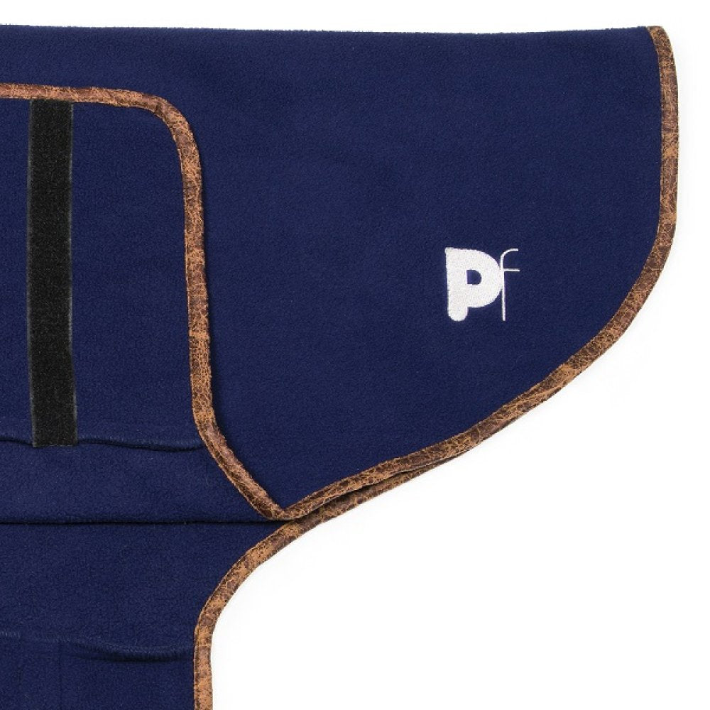Petface Navy Fleece Dog Coat (4 sizes)