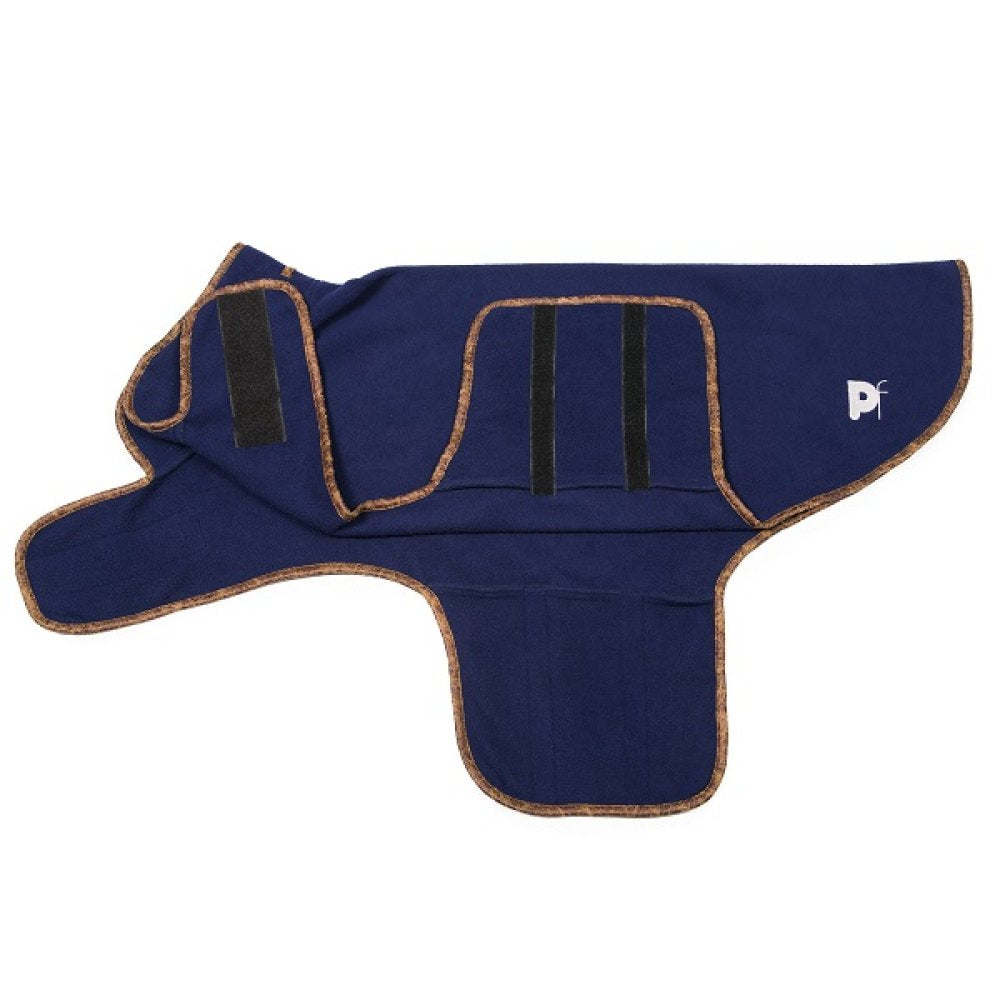 Petface Navy Fleece Dog Coat (4 sizes)