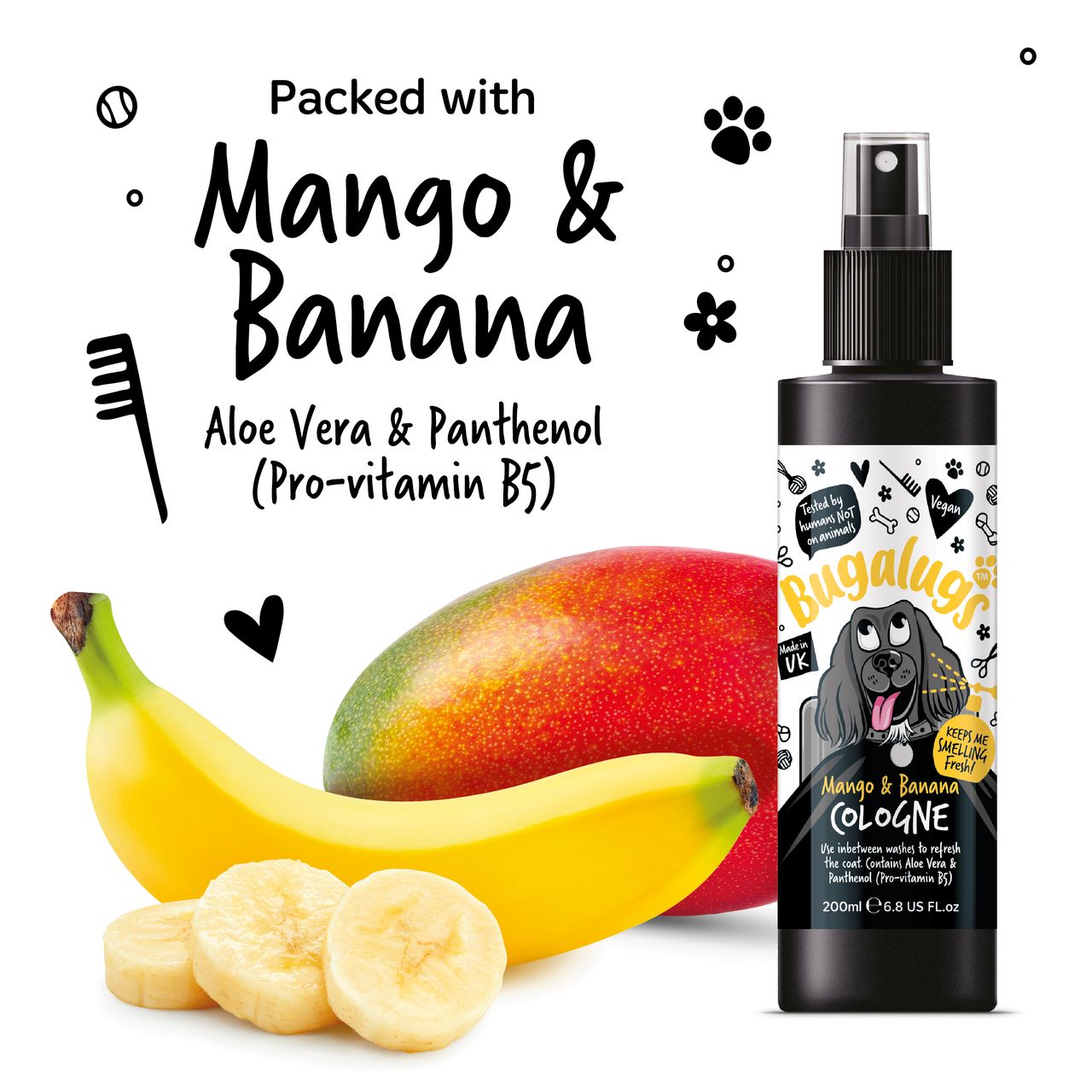 Bugalugs Mango & Banana Dog Cologne