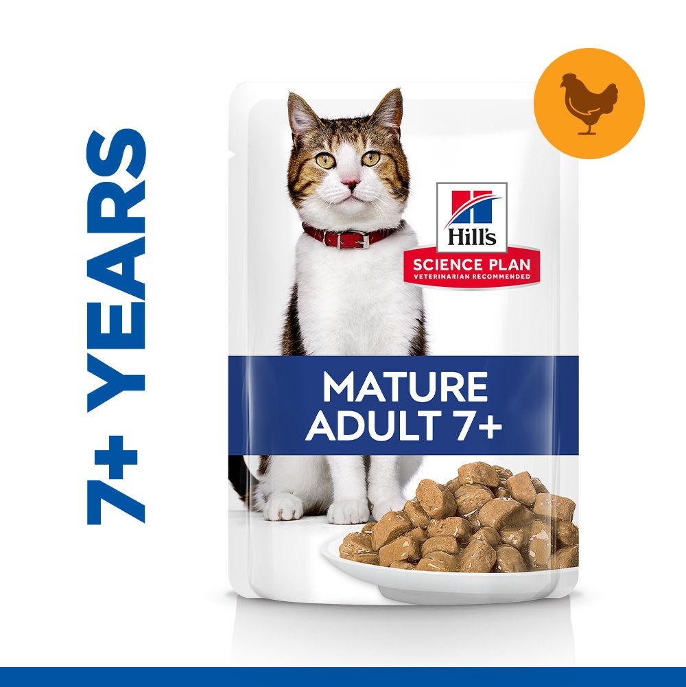Hill's™ Science Plan Mature Adult Wet Cat Chicken Flavour 85g