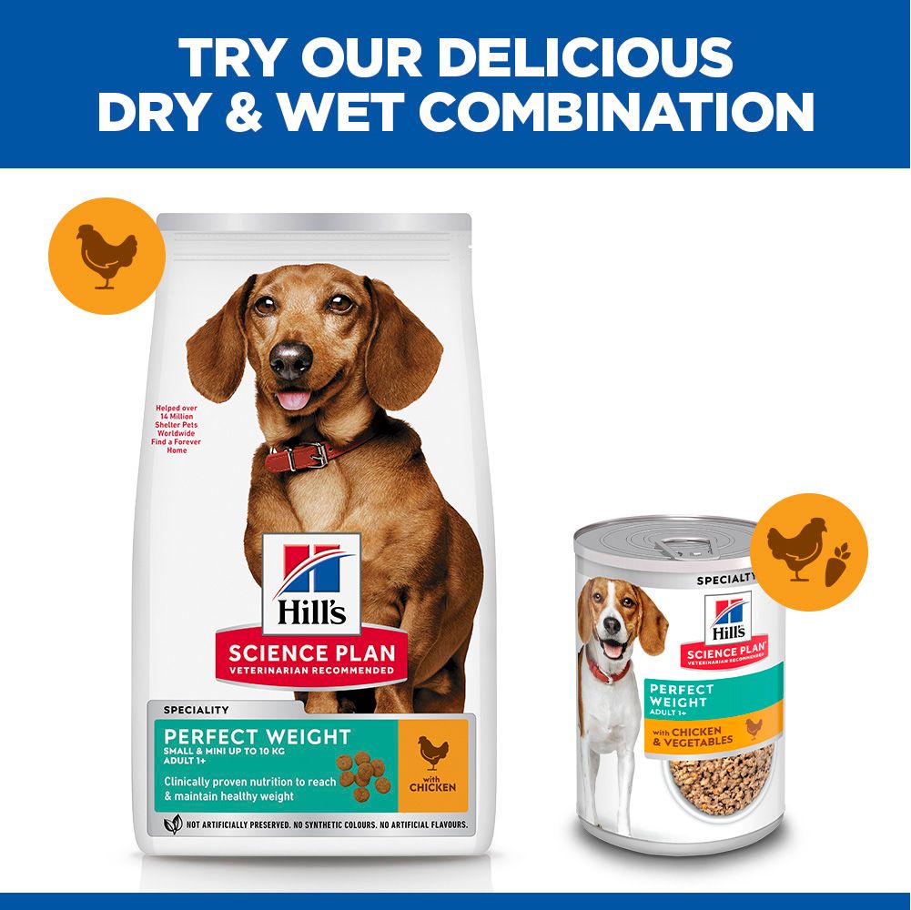 Hill's™ Science Plan Perfect Weight Adult Small & Mini Breed Dry Dog Food with Chicken