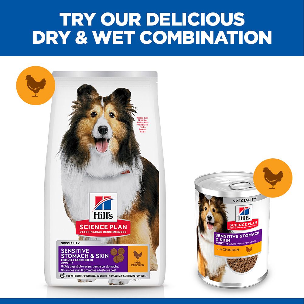 Hill's™ Science Plan Sensitive Stomach & Skin Adult Medium Breed Dry Dog Food Chicken