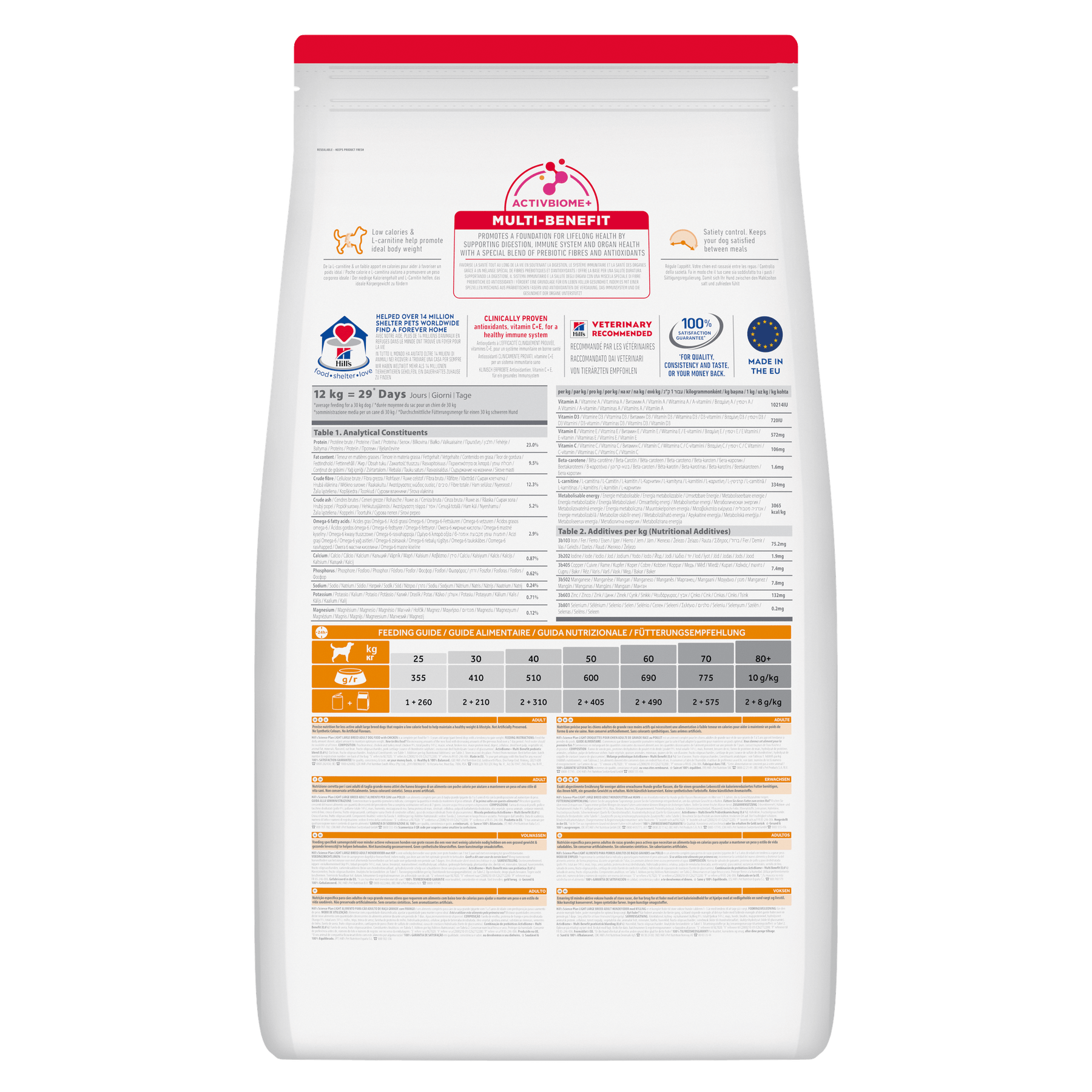 Hill's™ Science Plan Adult Light Large Breed Dry Dog Food Chicken Flavour