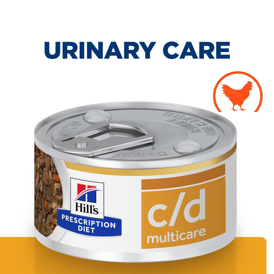 Hill's™ Prescription Diet™ c/d Multicare Urinary Care Stew Cat Food with Chicken & added Vegetables