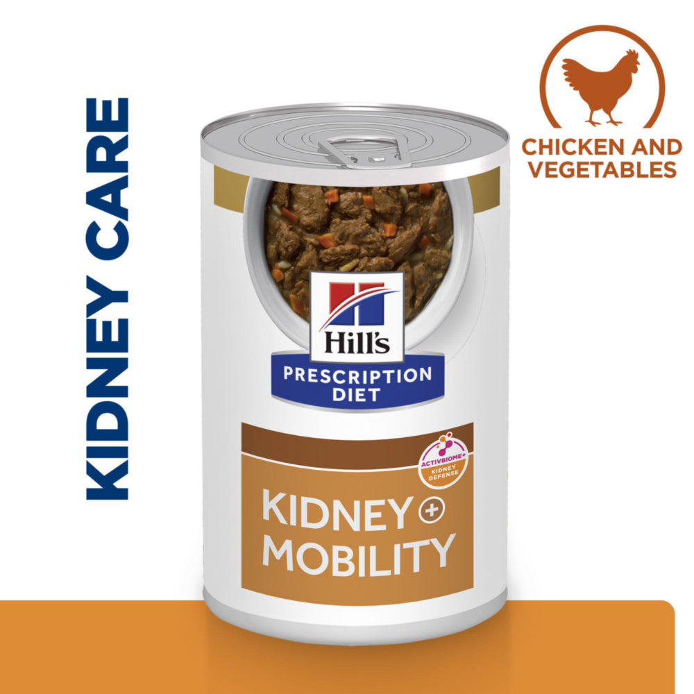 Hill's™ Prescription Diet™ k/d + Mobility Stew for Dogs with Chicken & added Vegetables