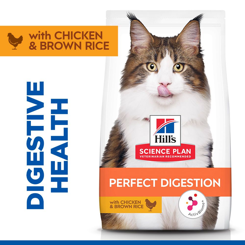 Hill's™ Science Plan Perfect Digestion Adult Cat Dry Food with Chicken & Brown Rice