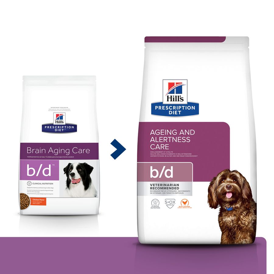 Hill's™ Prescription Diet™ b/d Brain Ageing Care Dry Dog Food with Chicken