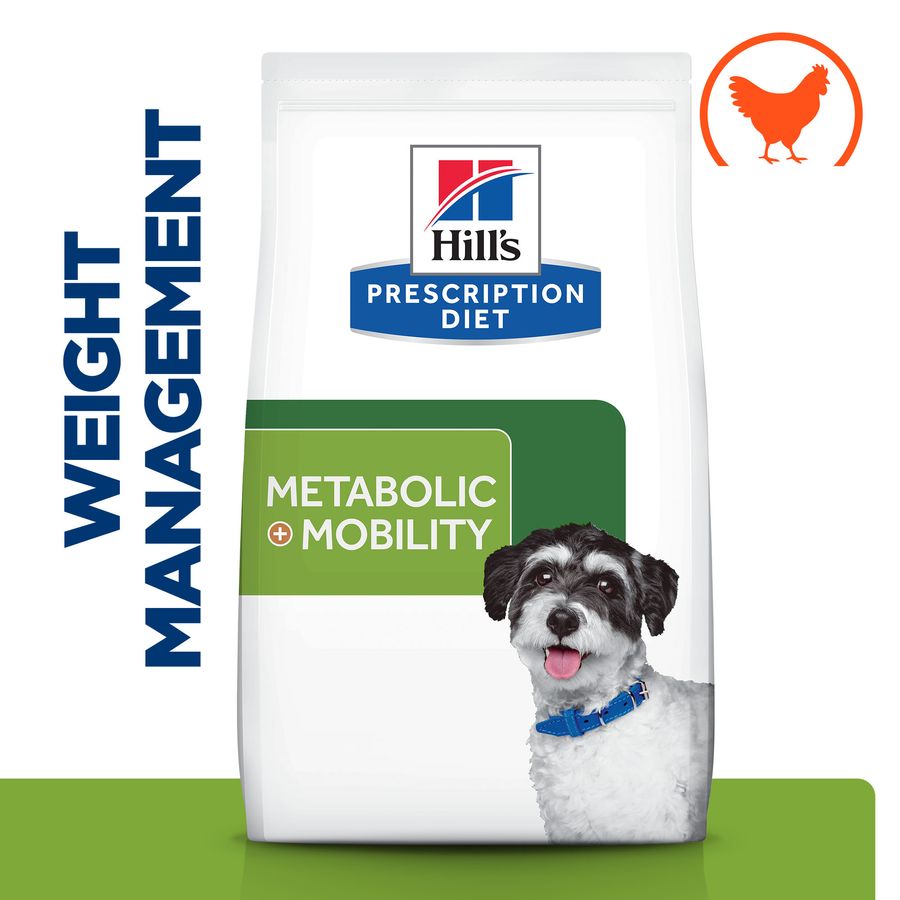 Hill's™ Prescription Diet™ Metabolic + Mobility Mini Weight Management Dry Dog Food with Chicken