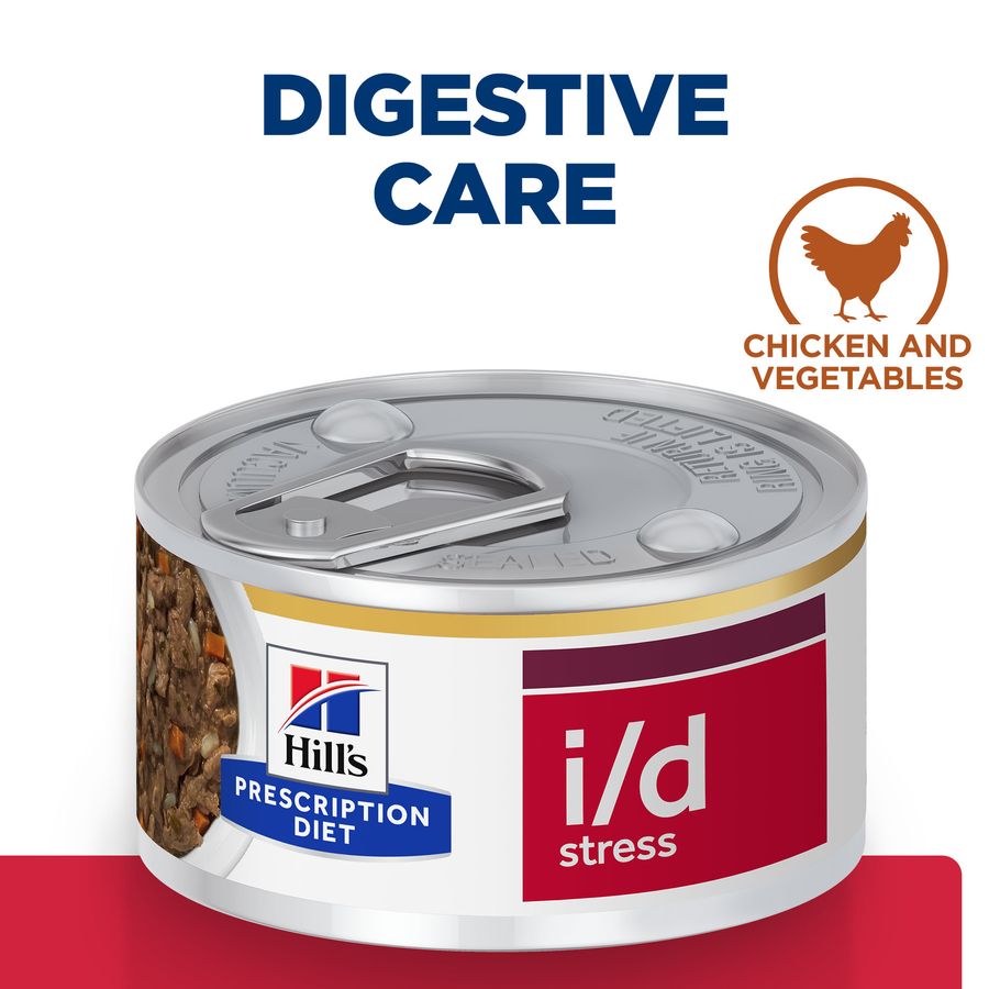 Hill's™ Prescription Diet™ i/d Stress Mini Digestive Care Stew Dog Food with Chicken & Vegetables