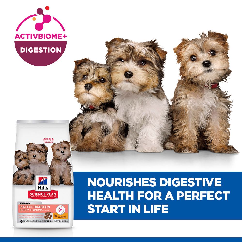 Hill's™ Science Plan Perfect Digestion Puppy Small & Mini Dry Dog Food Chicken & Brown Rice