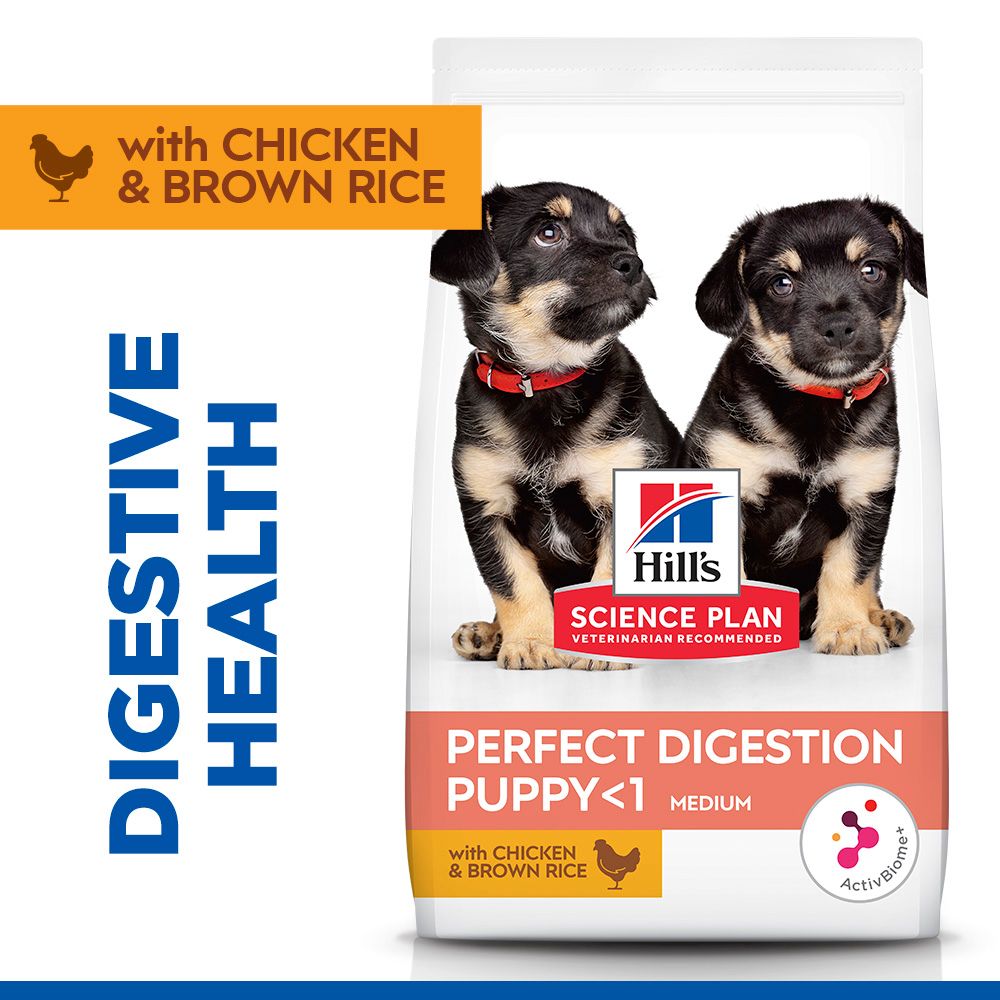 Hill's™ Science Plan Perfect Digestion Puppy Medium Dry Dog Food Chicken & Brown Rice