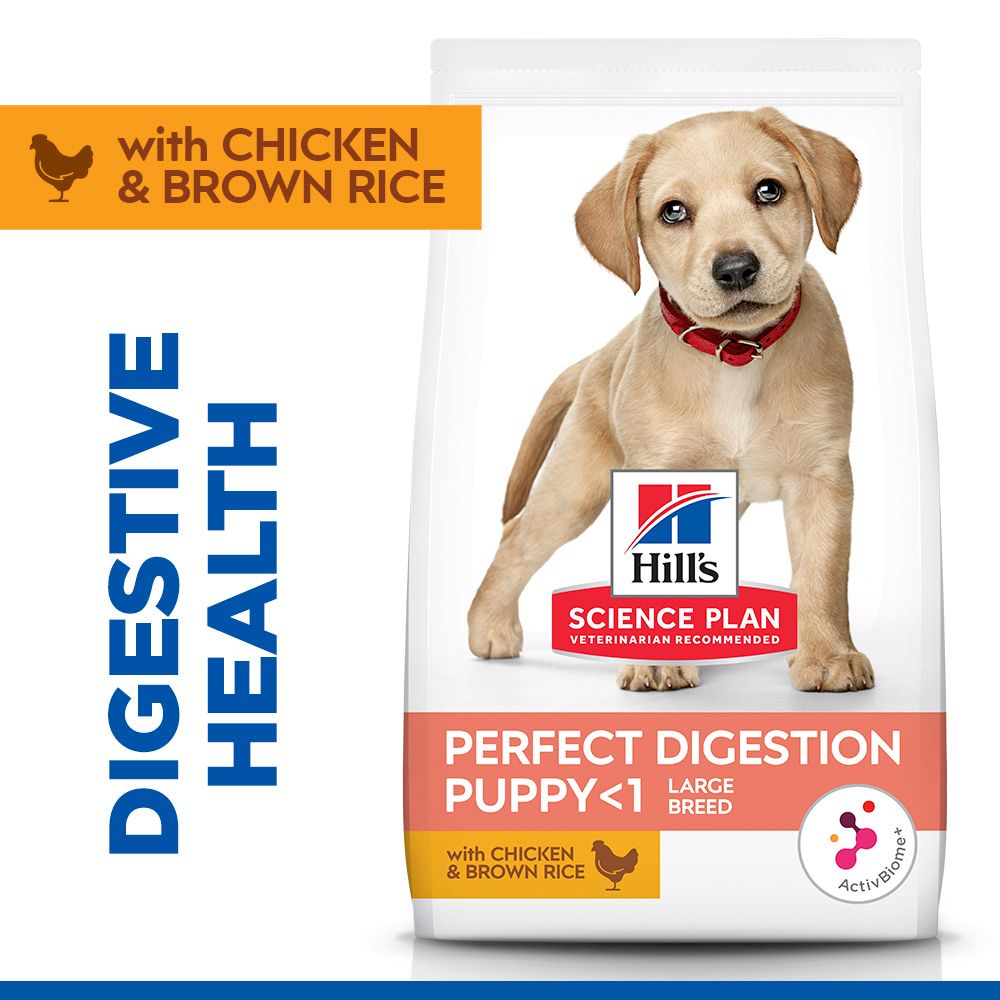 Hill's™ Science Plan Perfect Digestion Puppy Large Breed Dry Dog Food Chicken & Brown Rice 12kg