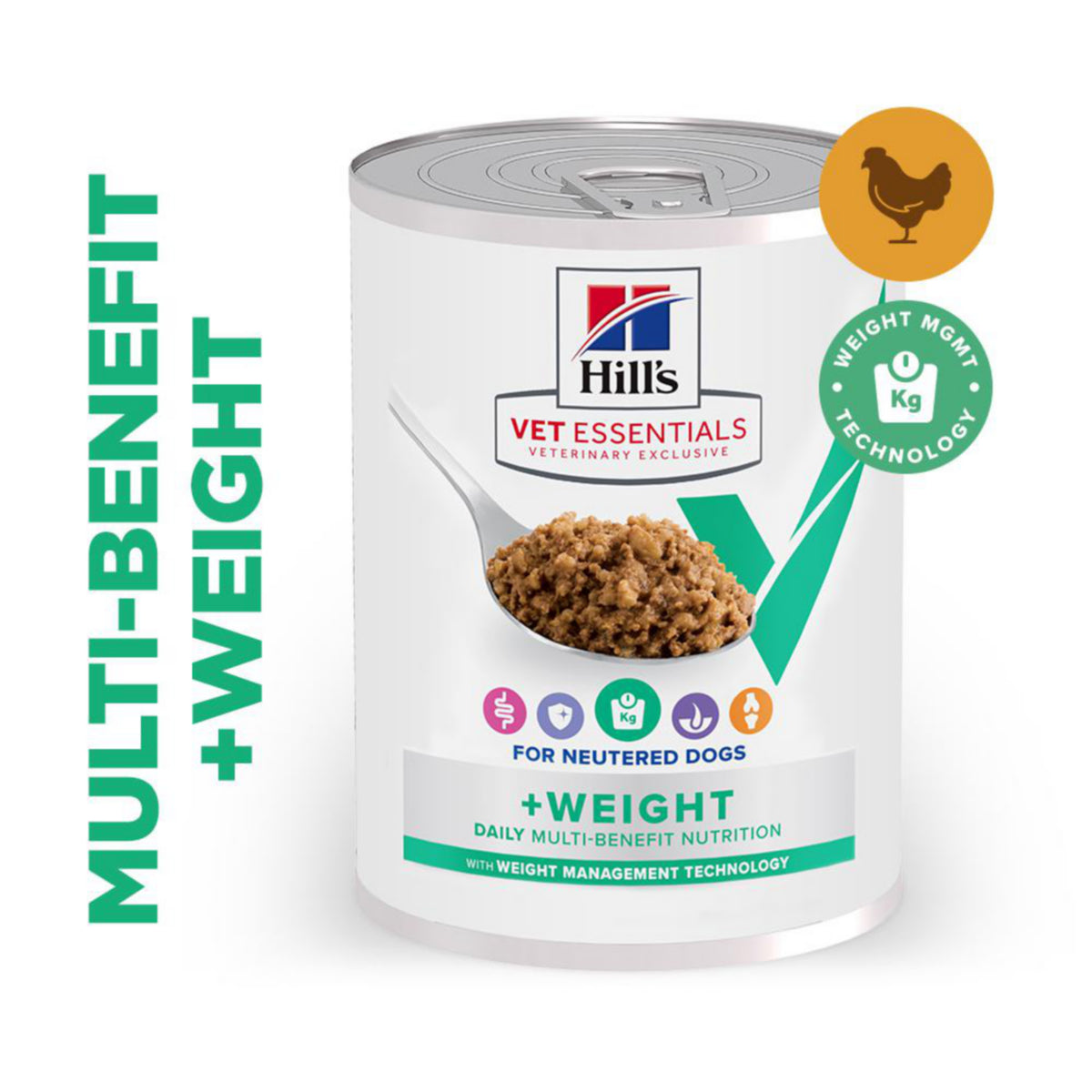 Hill's™ VET ESSENTIALS™ MULTI-BENEFIT + WEIGHT Adult 1+ Wet Dog Food with Tender Chicken