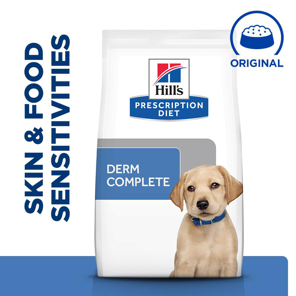 Hill's™ Prescription Diet™ Derm Complete Puppy Skin Care and Food Sensitivities Rice & Egg Recipe Dry Dog Food