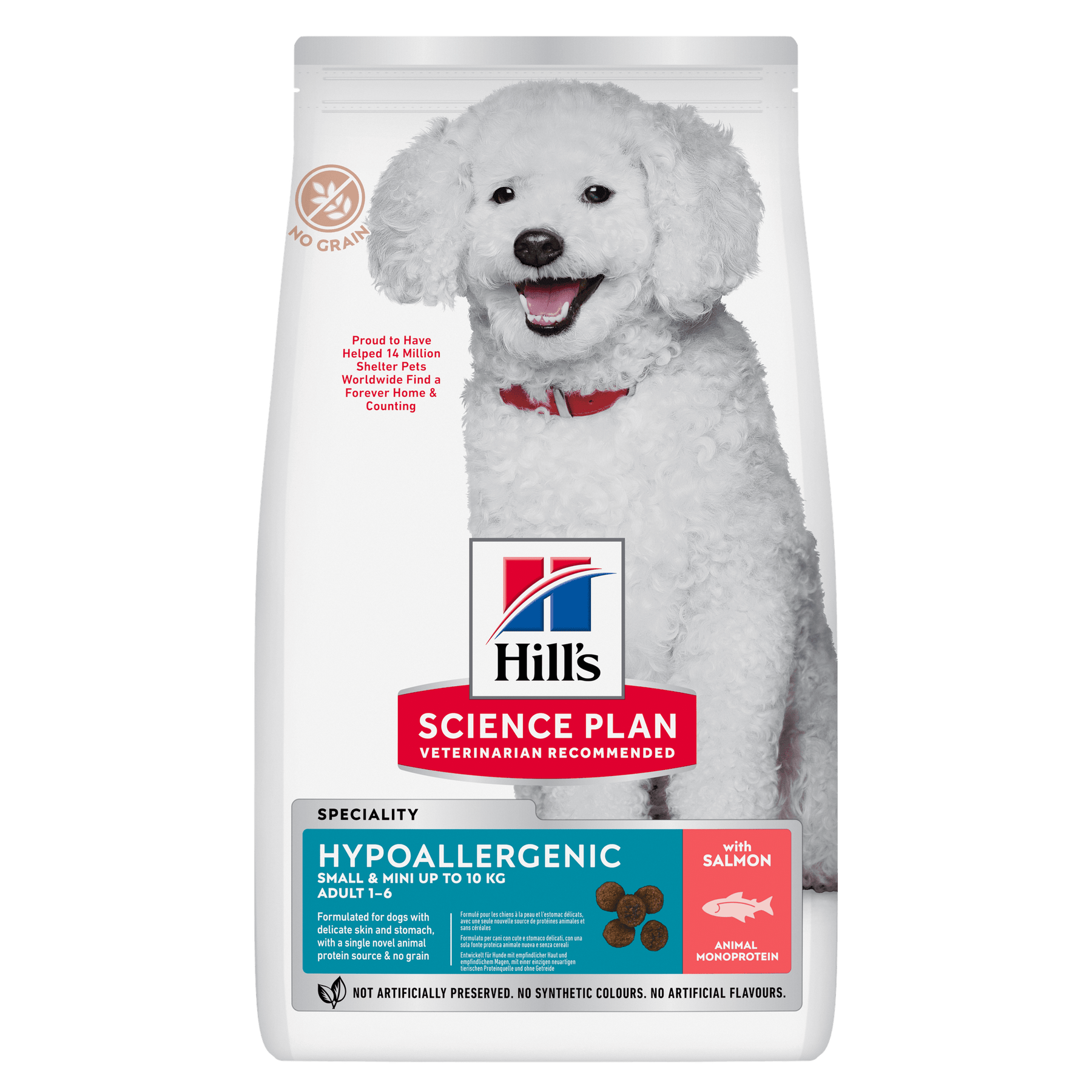 Hill's™ Science Plan Hypoallergenic Adult Small & Mini Breed Dry Dog Food with Salmon 1.5kg