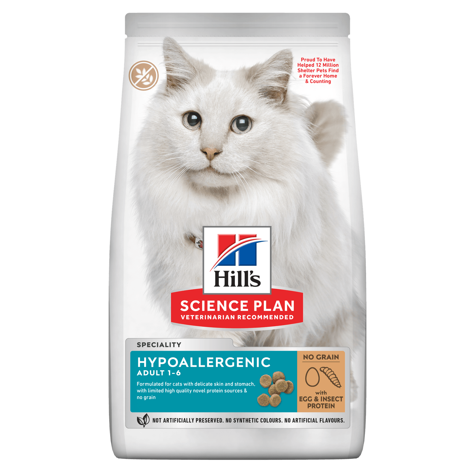 Hill's™ Science Plan Hypoallergenic Adult Dry Cat Food with with Egg & Insect Protein