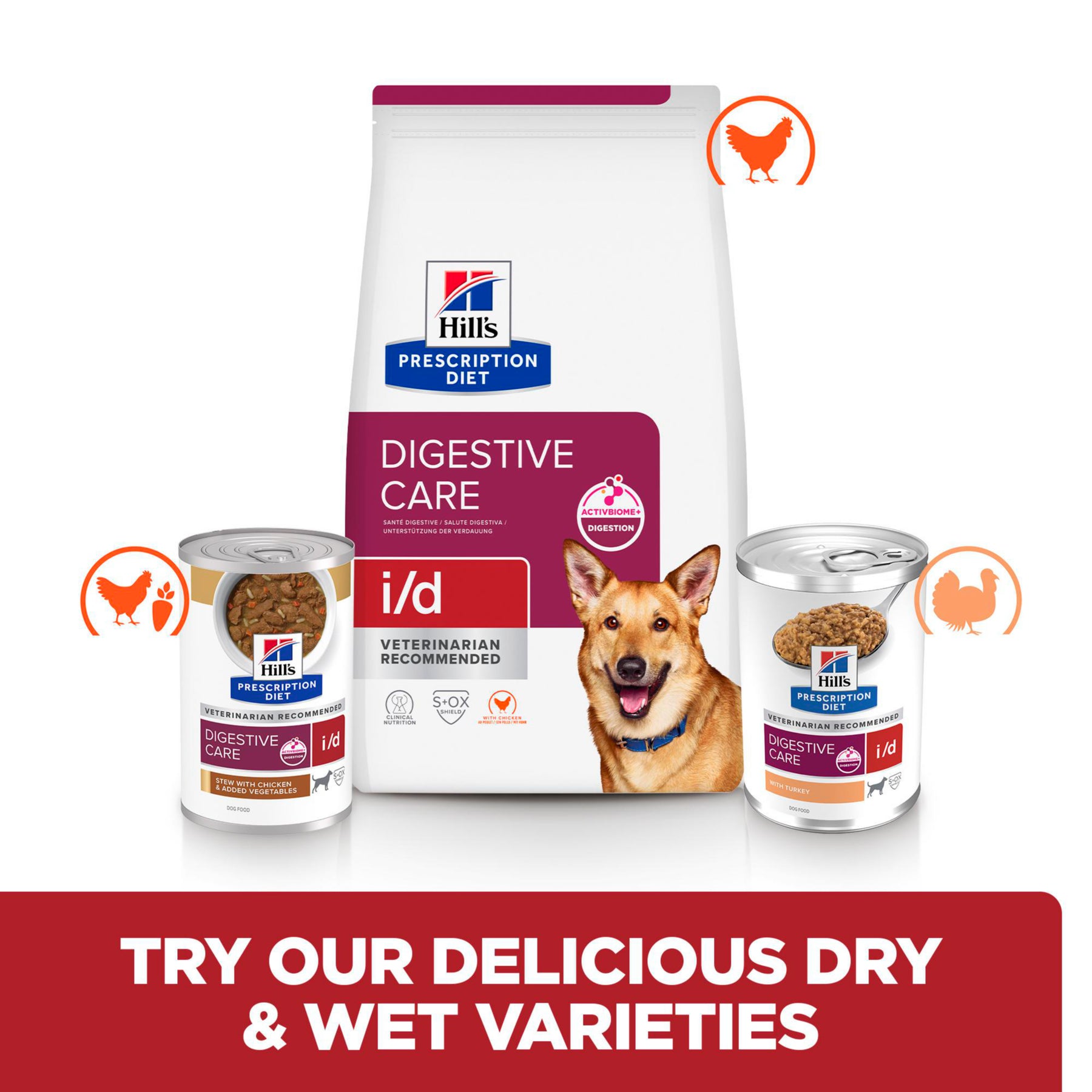 Hill's™ Prescription Diet™ i/d Dog Food with Turkey
