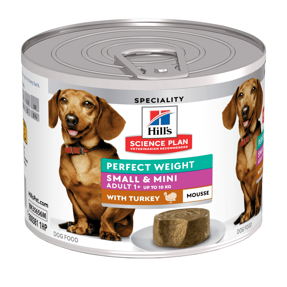 Hill's™ Science Plan Perfect Weight Adult Small & Mini Dog Mousse with Turkey