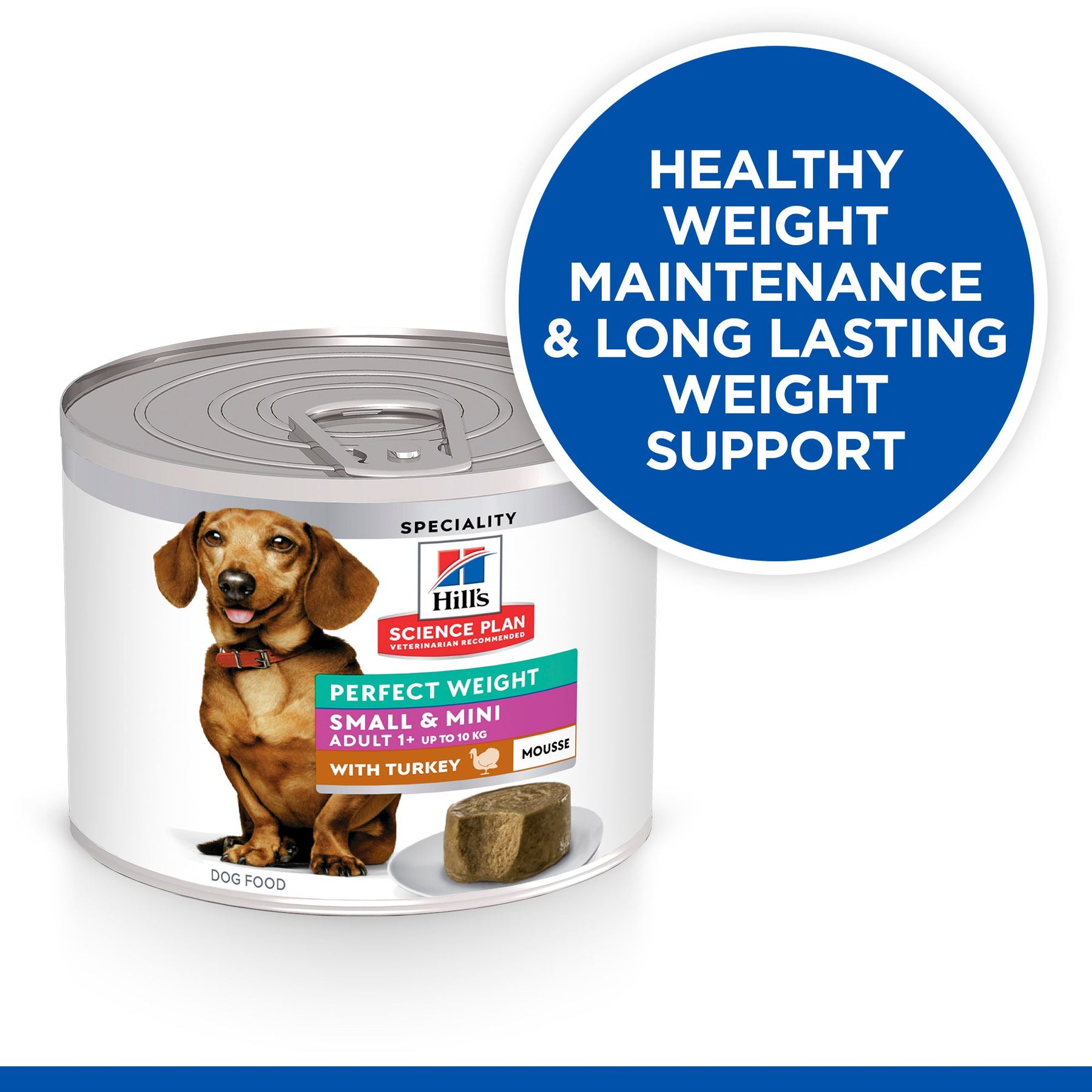 Hill's™ Science Plan Perfect Weight Adult Small & Mini Dog Mousse with Turkey
