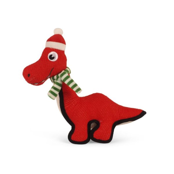 Zoon Xmas Dino Pal Dog Toy